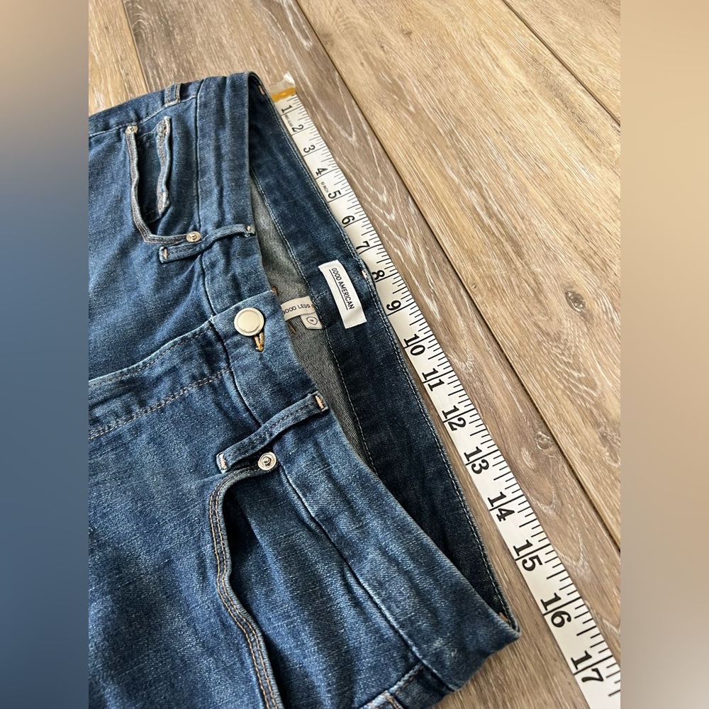 Good American Good Legs Skinny Blue Denim Jeans - Size 18 - Picture 4 of 7